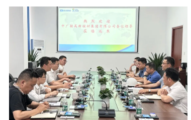 中廣核高新核材集團有限公司領(lǐng)導(dǎo)蒞臨遠(yuǎn)東電纜（宜賓） 參觀交流